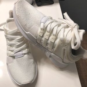 White adidas running shoes